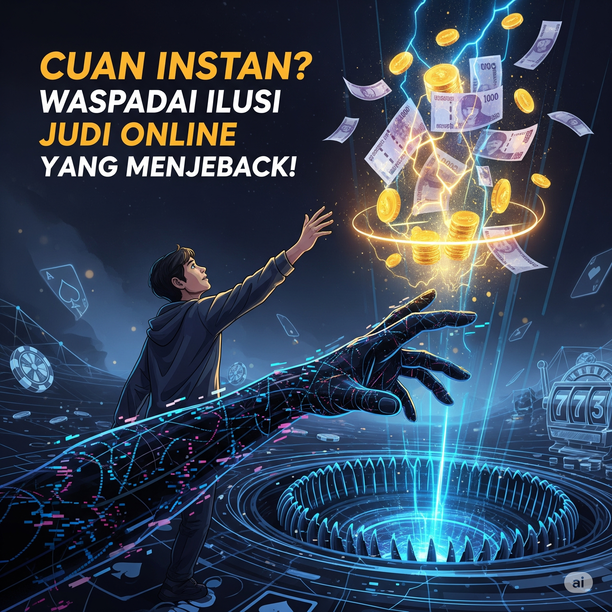 Cuan Instan? Waspadai Ilusi Judi Online yang Menjebak!